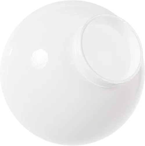 Vista 19 de KastLite Globo de poste de lámpara de acrílico prismático transparente de 8 pulgadas Textura prismática con cuello de ajuste de 3.91 pulgadas