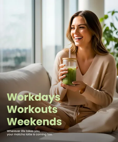 Vista 5 de Nice to Matcha Concentrado líquido – Extracto de té verde premium sin azúcar Mezcla fácil para café con leche matcha, batidos y batidos 30