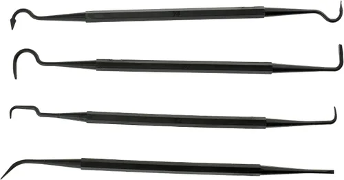 Vista 2 de SE Juego de púas de nailon de doble punta de 7-1/4 pulgadas para limpieza y detalles, automoción, manualidades, mantenimiento de armas, formas