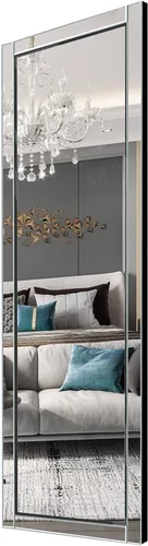 Vista 22 de Syndra Espejo de baño con marco de madera negra, 22 x 30 pulgadas, moderno espejo de tocador para pared, marco delgado y profundo impermeable Negro