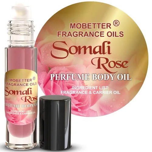 Vista 14 de MOBETTER FRAGRANCE OILS Aceite corporal para mujer con perfume de oro convertido en rosa