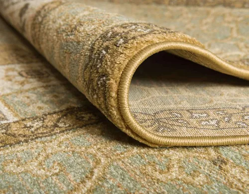 Vista 4 de Unique Loom Palace Collection - Alfombra Saray (2 pies x 3 pies 1 pulgada, rectangular, crema/marrón claro)