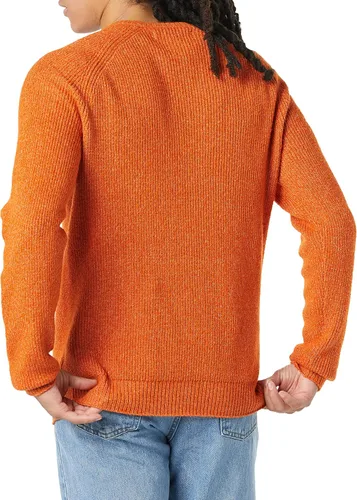 Vista 2 de Tienda Essentials Suéter de manga larga con cuello redondo suave para hombre