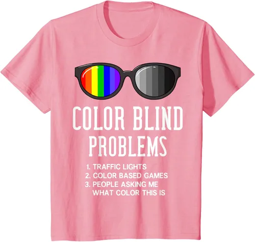 Vista 11 de Color Blind Problems - Camiseta para regalo con gafas de prueba