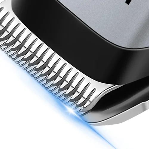 Vista 3 de KEMEI Mini Clippers Trimmer Groomer Kit de corte de pelo inalámbrico Tijeras de peinado con acero inoxidable Kit de corte de pelo automático