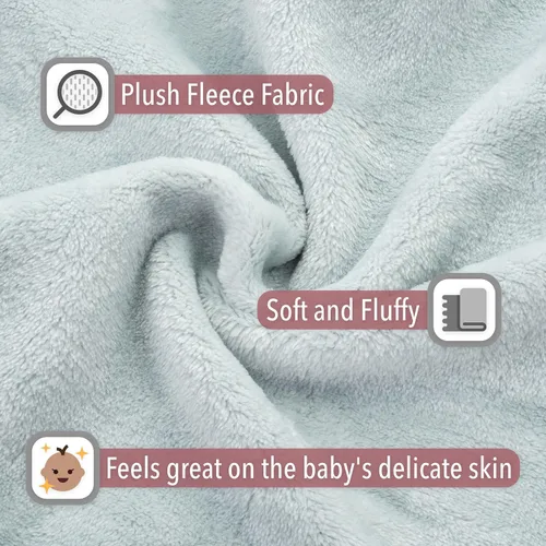 Vista 3 de Mr. Pen - Bata de felpa para bebé, unisex, de 0 a 9 meses, bata de felpa para bebé