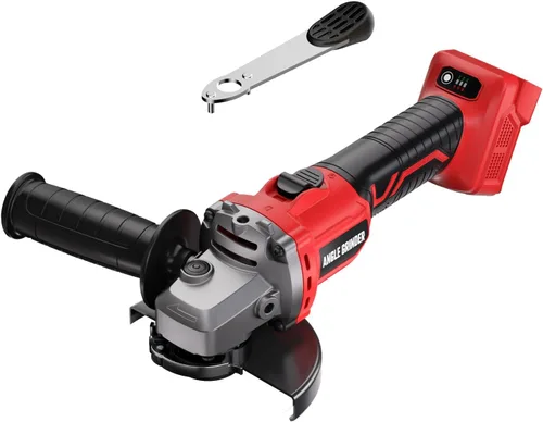 Vista 10 de Amoladora angular para batería DEWALT de 20 V, amoladora inalámbrica de 4-1/2 pulgadas, sin escobillas, 6 velocidades variables con 5 ruedas