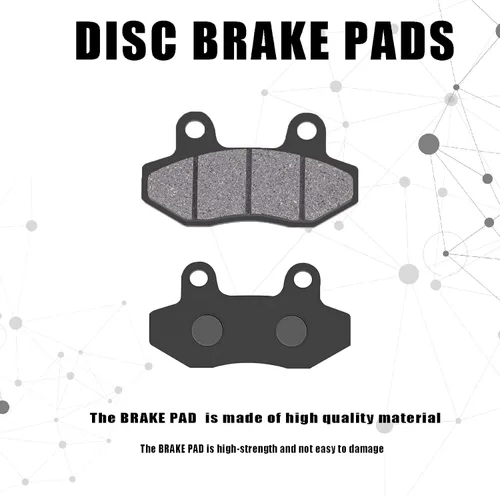 Vista 2 de Juego de 2 pares de pastillas de freno para 150cc 200cc 250cc ATV Dirt Bike Pit Bike Go Kart, Yerf-Dog Spiderbox 150cc GX150 go kart Gy6 49cc 50cc