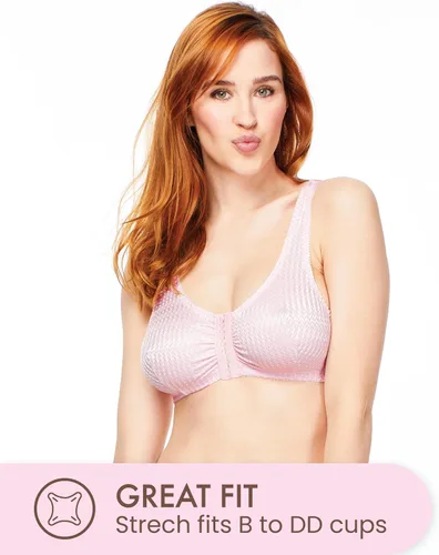 Vista 5 de Carole Martin Brasier de cierre frontal cómodo y completo para mujer, sin varillas