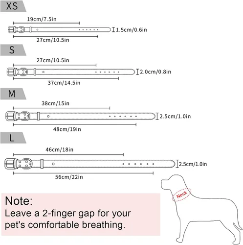 Vista 5 de Collar de cuero para perro pequeño, mediano y grande, ajustable, impermeable, con hebilla de aleación, resistente para cachorros y gatitos