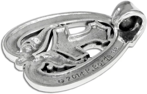 Vista 4 de Dryad Design Norse Pagan Jewelry - Colgante de martillo Thors Mjolnir de plata de ley para hombre o mujer, Plata esterlina, No es una piedra preciosa