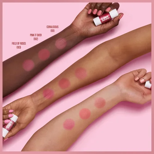 Vista 8 de Revlon Gotas de Rubor Brillantes, Rubor Líquido para Mejillas, De Líquido a Polvo Aterciopelado, Brillante, Alto Pigmento, 101 Coralicious, 0.32 fl