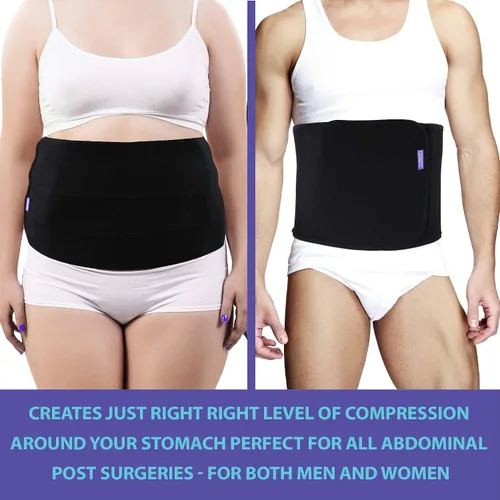 Vista 5 de Everyday Medical Faja abdominal poscirugía de talla grande I Envoltura de estómago bariátrico I Soporte de hernia para hombres y mujeres I Faja