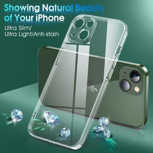 Vista 552 de Supdeal Funda cristalina transparente para iPhone 11, [No se amarillea] [Protección de la cámara] [Probado contra caídas de grado militar] Funda