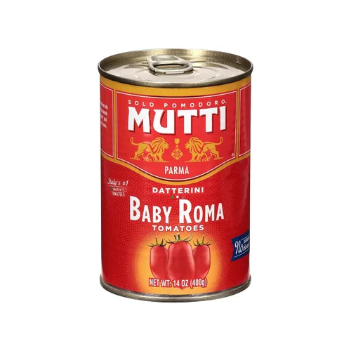 Vista 7 de Mutti Tomates PDO San Marzano auténticos pelados enteros lata de 14 onzas