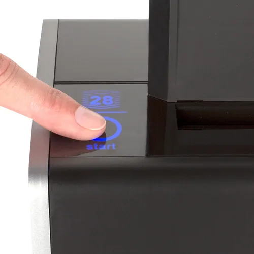 Vista 5 de Swingline, perforadora eléctrica comercial de papel, Platino