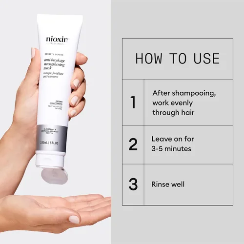Vista 5 de Nioxin Density Defend Anti-Breakage Strengthening Mask For Damaged, Colored, Thinning Hair Intense Conditioning Protects Against Breakage