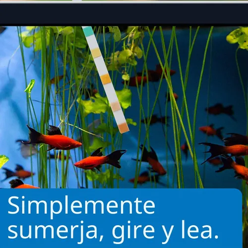 Vista 4 de API Tiras de prueba 5 en 1 para acuarios de agua dulce y salada, caja de 4