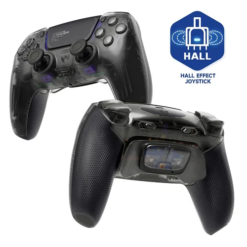 Vista 10 de HEXGAMING ULTIMATE PRO Gaming Controller Compatible with ps5/PC/Mobile - 4 Back Buttons, 6 Custom Profiles, Adjustable Triggers, 8 Swappable