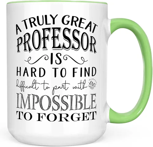 Vista 6 de Sweet & Salty Regalos de agradecimiento para profesores universitarios – A Truly Great Professor is Hard to Find Taza de café, el mejor regalo
