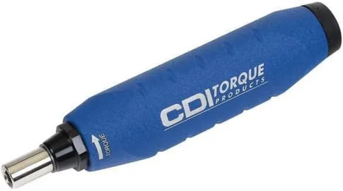 Vista 6 de CDI Destornillador de torque preestablecido, sin ajustar, impulsor hexagonal de 1/4 pulgada, rango 1.5-15 libras-pulgada / .17-1.7 Nm (151SP)