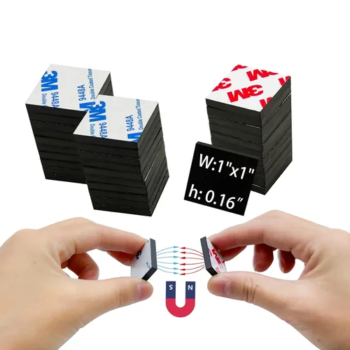 Vista 8 de CHUNNIAO Cinta magnética delgada de 0.012", 1 rollo (30'L x 0.6"W), tiras con respaldo adhesivo para papel fotográfico, exhibición de imágenes