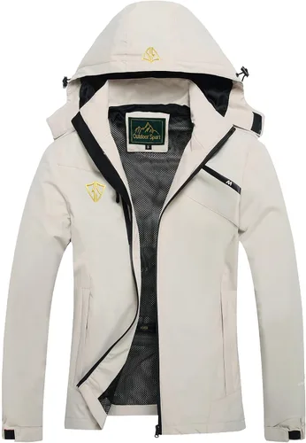 Vista 19 de GIISAM Chaqueta impermeable con capucha para mujer, chaqueta de lluvia ligera y plegable con cremallera completa, chaqueta cortavientos con capucha