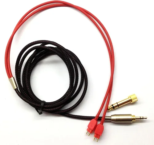 Vista 4 de NewFantasia Cable de actualización de audio de repuesto compatible con auriculares Sennheiser HD650 HD600 HD580 HD660S HD660S2 HD58X HD6XX 3.9 ft/4