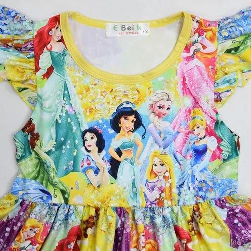 Vista 4 de XXTWYY Disfraz de princesa para niñas pequeñas, disfraz de Halloween