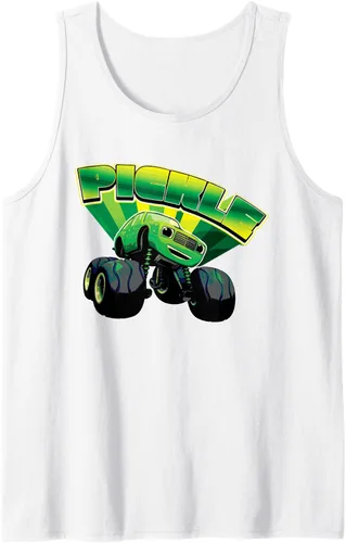 Vista 3 de Blaze and the Monster Machines Camiseta sin mangas Pickle Badge, Negro