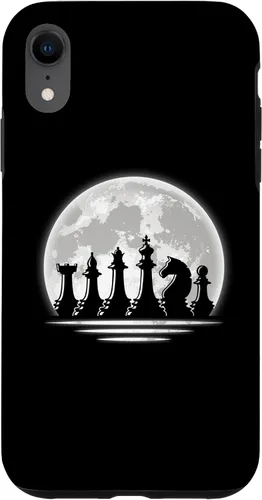 Vista 25 de Chess Design - Chess Figures Full Moon - Chess Case for iPhone 17