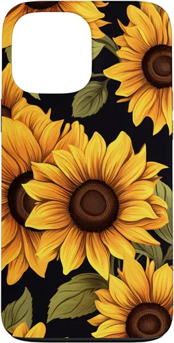 Vista 24 de Aesthetic Sunflowers Funda con diseño de flores silvestres para iPhone 17