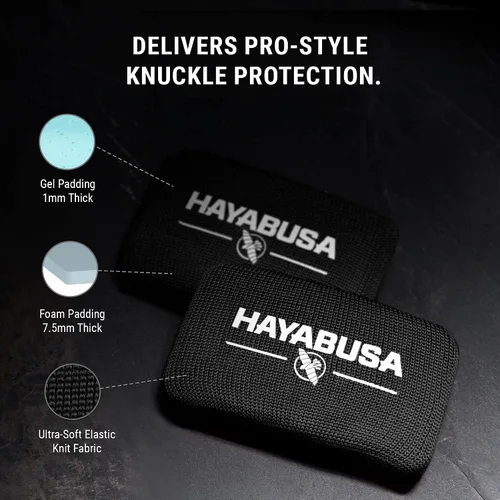 Vista 3 de Hayabusa Protectores de nudillos de boxeo