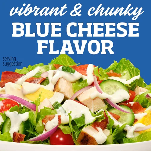 Vista 5 de Kraft Aderezo de queso azul grueso (botella de 16 fl oz)