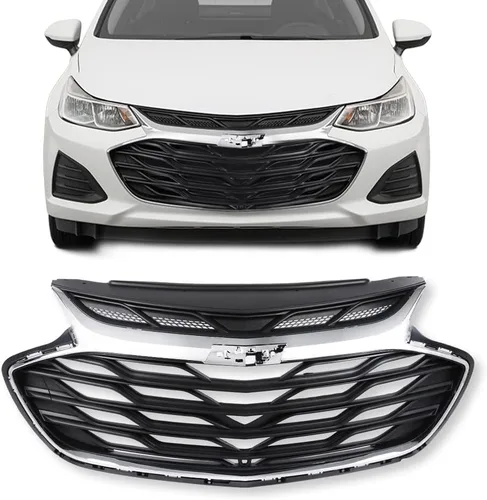 Vista 5 de CHEDA Conjunto de rejilla superior delantera compatible con Chevy Cruze 2019-2020