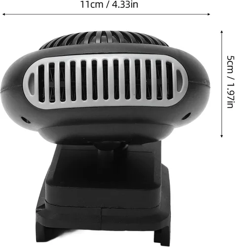 Vista 8 de Calentador de Espacio Pequeño, Calentador de 170W con 2 Velocidades y Batería de 18V, Calentador Eléctrico, Calentadores Portátiles Operados