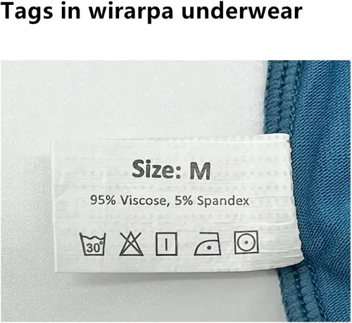 Vista 7 de wirarpa Men's Underwear Modal Microfiber Briefs No Fly Covered Waistband Silky Touch Underpants 4 Pack