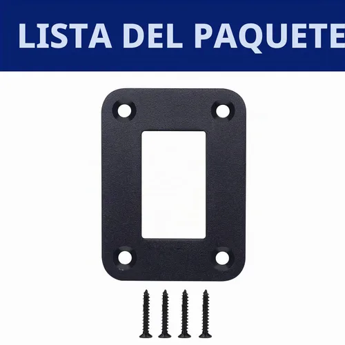 Vista 6 de MIIGII Panel de interruptores, Interruptor basculante de 1 banda con carcasa de aluminio para coche, camión, barco, vehículo recreativo, Panel
