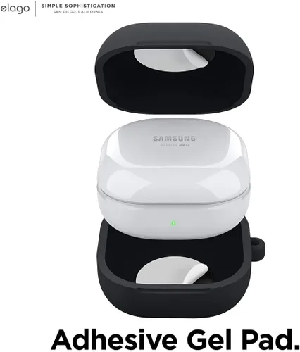 Vista 6 de elago Funda colgante de silicona compatible con Samsung Galaxy Buds FE (2023) / Galaxy Buds 2 Pro (2022) / Galaxy Buds 2 Case (2021) / Galaxy Buds
