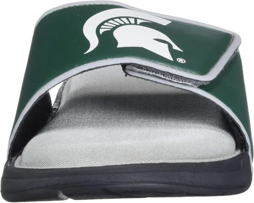 Vista 160 de FOCO Sandalias deportivas de espuma para ducha con logotipo de equipo universitario de la NCAA para hombre