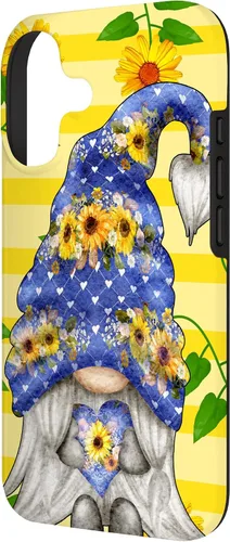 Vista 2 de Love for Garden Mom Spring and Summer Women Sunflower Gnome Case for iPhone 17