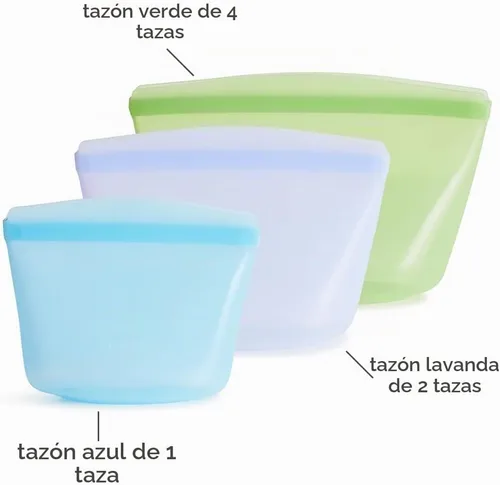 Vista 5 de Stasher Bolsas de silicona reutilizables de alta calidad y bolsa