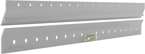 Vista 11 de Kit OOK 55312 Hangman para colgar cuadros de 13 piezas estilo francés inglete con tornillos Wall Dogs., 533208 Aluminum finish, Holds up to 100lb