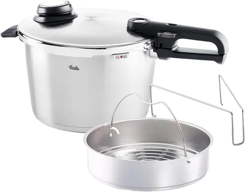 Vista 13 de Fissler Vitavit Premium - Olla a presión premium con inserto de vapor, 2.6 cuartos
