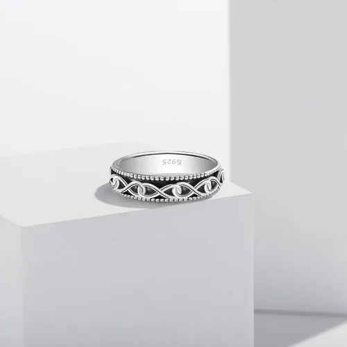 Vista 35 de YAFEINI Anillo giratorio de plata de ley para mujer, nudo celta, girasol, margarita, corazón, árbol de la vida, joyería de regalo para mujeres