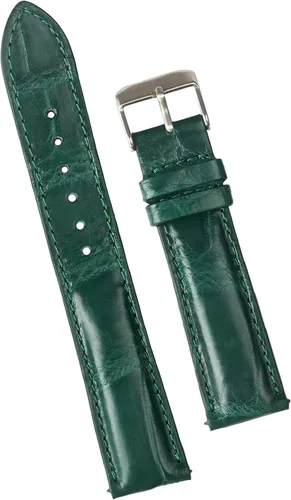 Vista 11 de vinacreations Correa de reloj hecha a mano AIIi-gator para hombres con liberación rápida, de cuero de cocodrilo premium, correa de reloj de repuesto