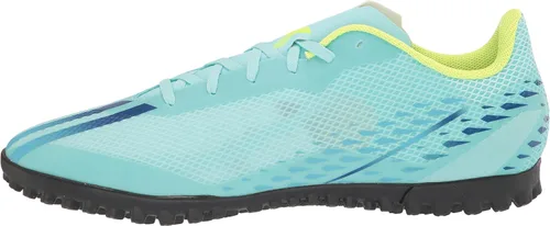 Vista 8 de adidas Tenis de fútbol unisex para adultos X Speedportal4 AquaPower BlueSolar Yellow 75 Women75 Men
