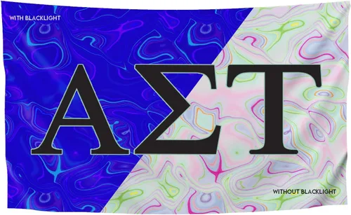 Vista 34 de Greek Club Sorority & Fraternity - Bandera de luz negra, 3 pies x 5 pies, licencia oficial, tapiz, exhibición, poliéster, pancarta de letras, CHI