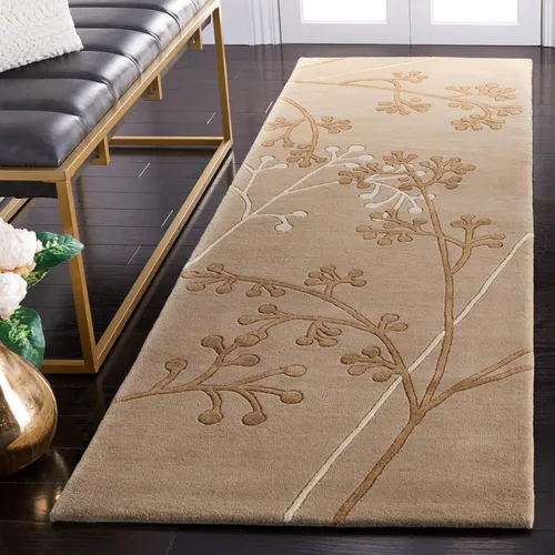 Vista 24 de SAFAVIEH Soho Collection - Alfombra redonda de 6 pies, color gris, lana hecha a mano, ideal para zonas de alto tráfico en sala de estar, dormitorio