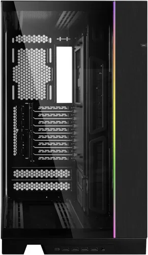 Vista 4 de Lian Li Dynamic EVO XL - Hasta 280mm E-ATX Placa base - Tiras de iluminación ARGB - Hasta 3X 420mm Radiador - Paneles de vidrio templado frontal